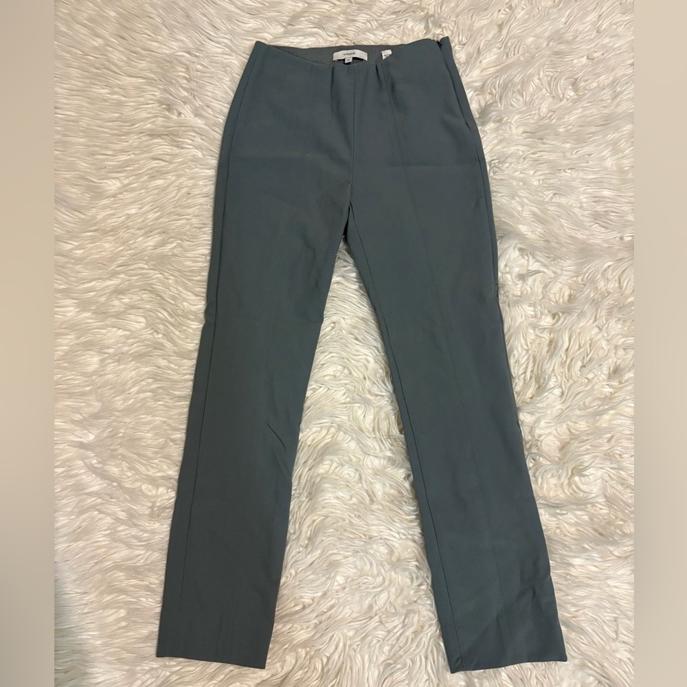 Vince Stitch Front Seam Slim Fit Stretch Pant
